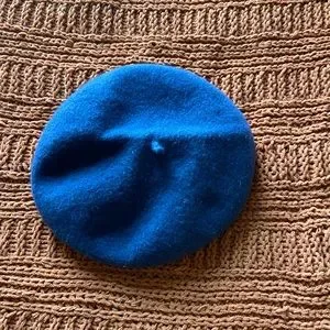 Madewell x Biltmore Wool Beret in Navy